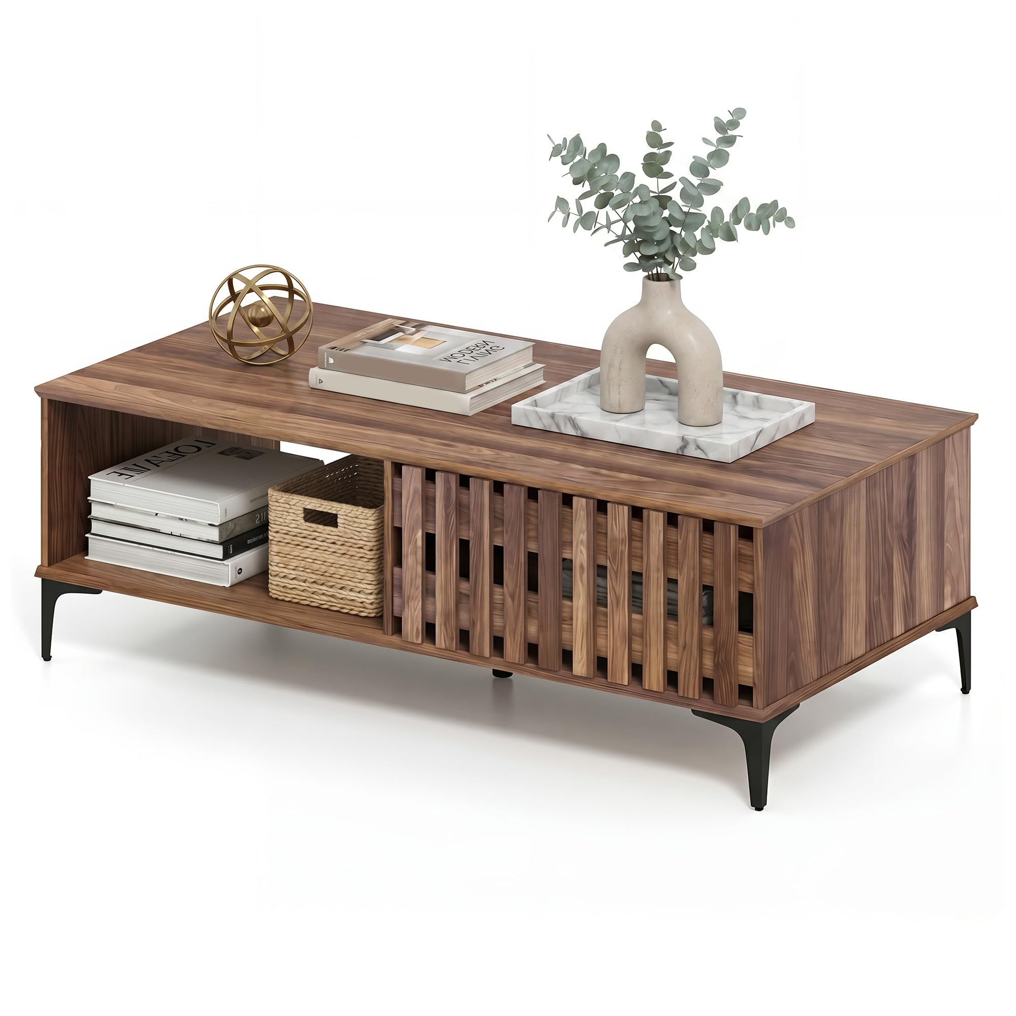 Tangkula 47” Mid Century Coffee Table